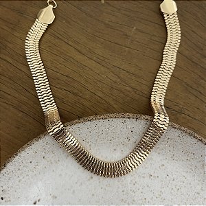 Choker Malha - Dourada
