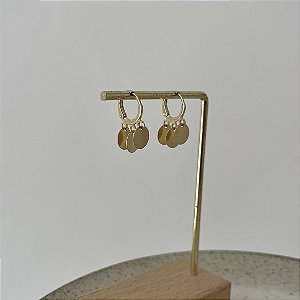 Argola Betina Confete Trio