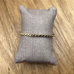 Bracelete Trançado - Dourado