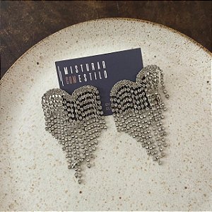 Brinco Festa Eleonora - Ródio