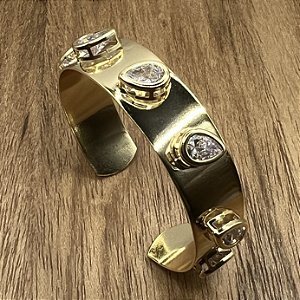 Bracelete Cora Gota - Cristal