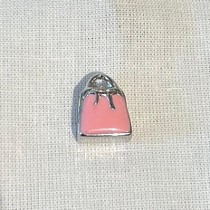 Berloque Passador Bolsa - Rosa - M
