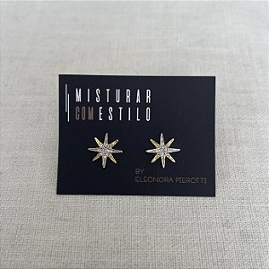 Estrela Oito Pontas - P - Bicolor