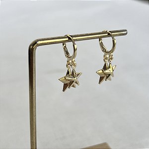 Argola Betina Duas Estrelas