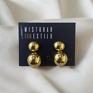 Brinco Cora Bolas - Dourado