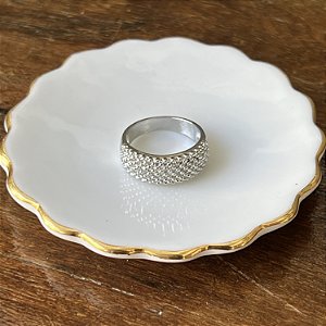 Anel Rendado - Ródio