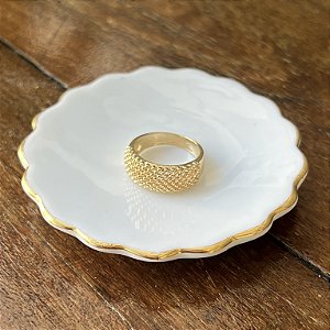 Anel Rendado - Dourado