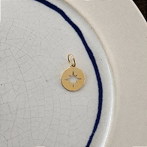 Medalha Estrela Oito Pontas - P