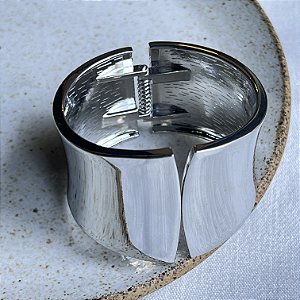 Bracelete Largo - Ródio