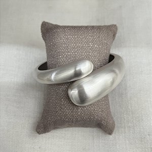 Bracelete Gota Duplo Lumière - Ródio