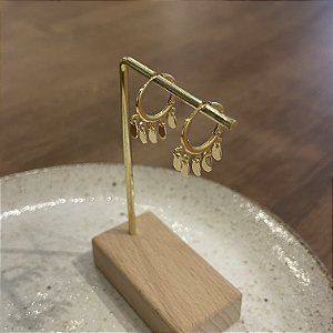 Argola Betina Confete Gota - M