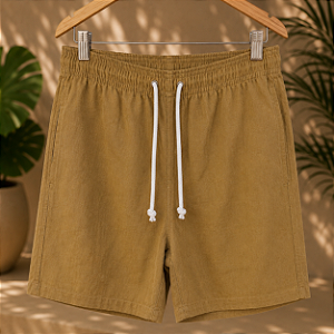 Short Puglia - Linho Mostarda
