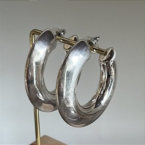 Argola Lumière Max Puff - Ródio