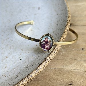 Bracelete - Santo Antônio - Dourado