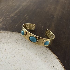 Bracelete Aurora - G - Turquesa