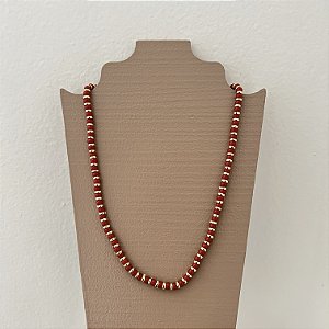 Colar Murano - P - Vermelho