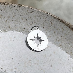 Medalha Estrela de Oito Pontas - M - Ródio