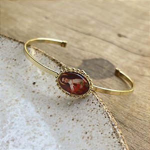 Bracelete - Sta. Terezinha - Deitado - Dourado