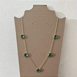 Colar Thais - Esmeralda