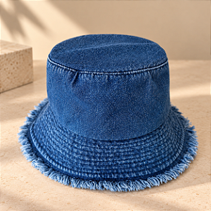 Chapéu Bucket - Jeans