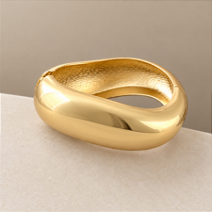 Bracelete Orgânico Fino - Dourado