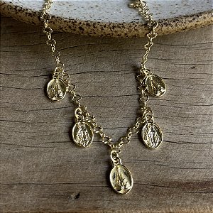 Pulseira Medalhas Nossa Senhora