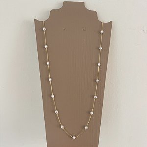 Colar Pérolas Shell - 5mm