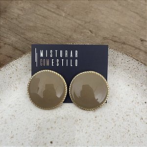 Brinco Petra Disco - Capuccino