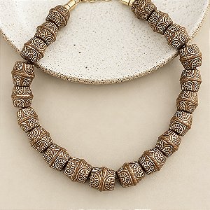 Colar Boho - Marrom