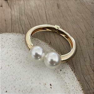 Bracelete Pérola Max - Dourado