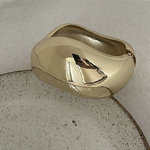 Bracelete Orgânico - Largo - Dourado