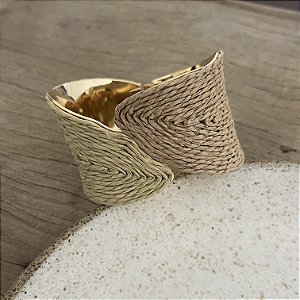Bracelete Petra Linha Inteiro - Bicolor