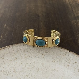 Bracelete Aurora - Turquesa Rajado