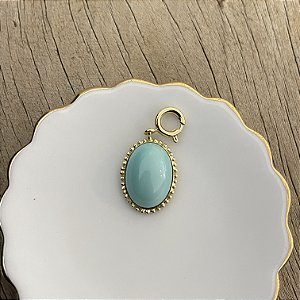Pingente Pedra Natural Aurora - Turquesa - G
