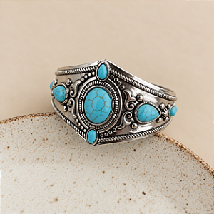 Bracelete Boho - Prata Velho