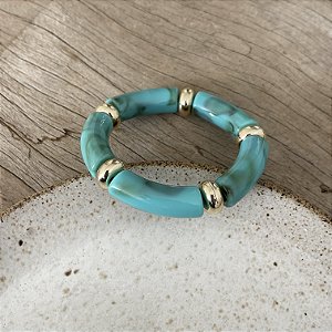 Pulseira Boho Turquesa