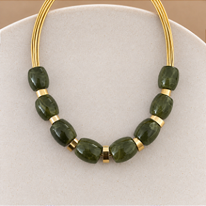 Colar Boho Fio Dourado - Oliva