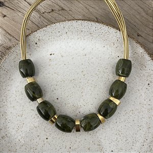 Colar Boho Fio Dourado - Oliva