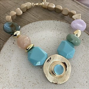 Colar Boho Max - Turquesa