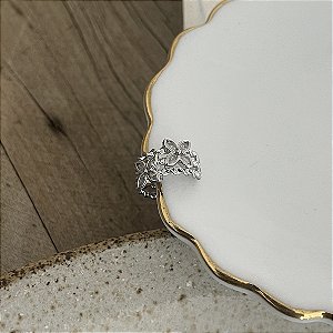 Piercing Flor - Ródio