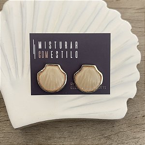 Brinco Concha - P - Areia