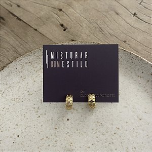 Mini Argola Aramada - PP - Dourada