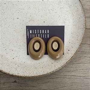 Brinco Rafa Resina - Cappucino