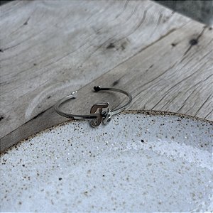 Braclete Fé - G - Ródio