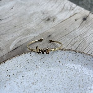 Bracelete Love - G - Dourado