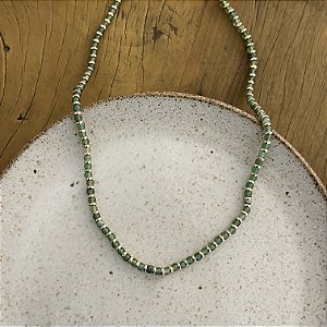 Colar Murano - P - Esmeralda Degrade