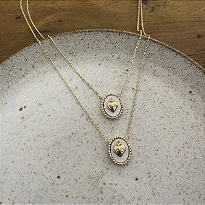 Colar Duplo Sagrado - Pérolado