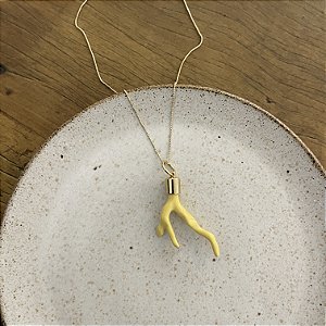 Colar Coral - Amarelo