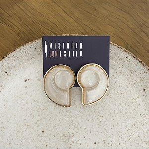 Brinco Concha - Madrepérola