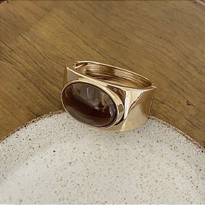 Bracelete Petra Pedra - Café